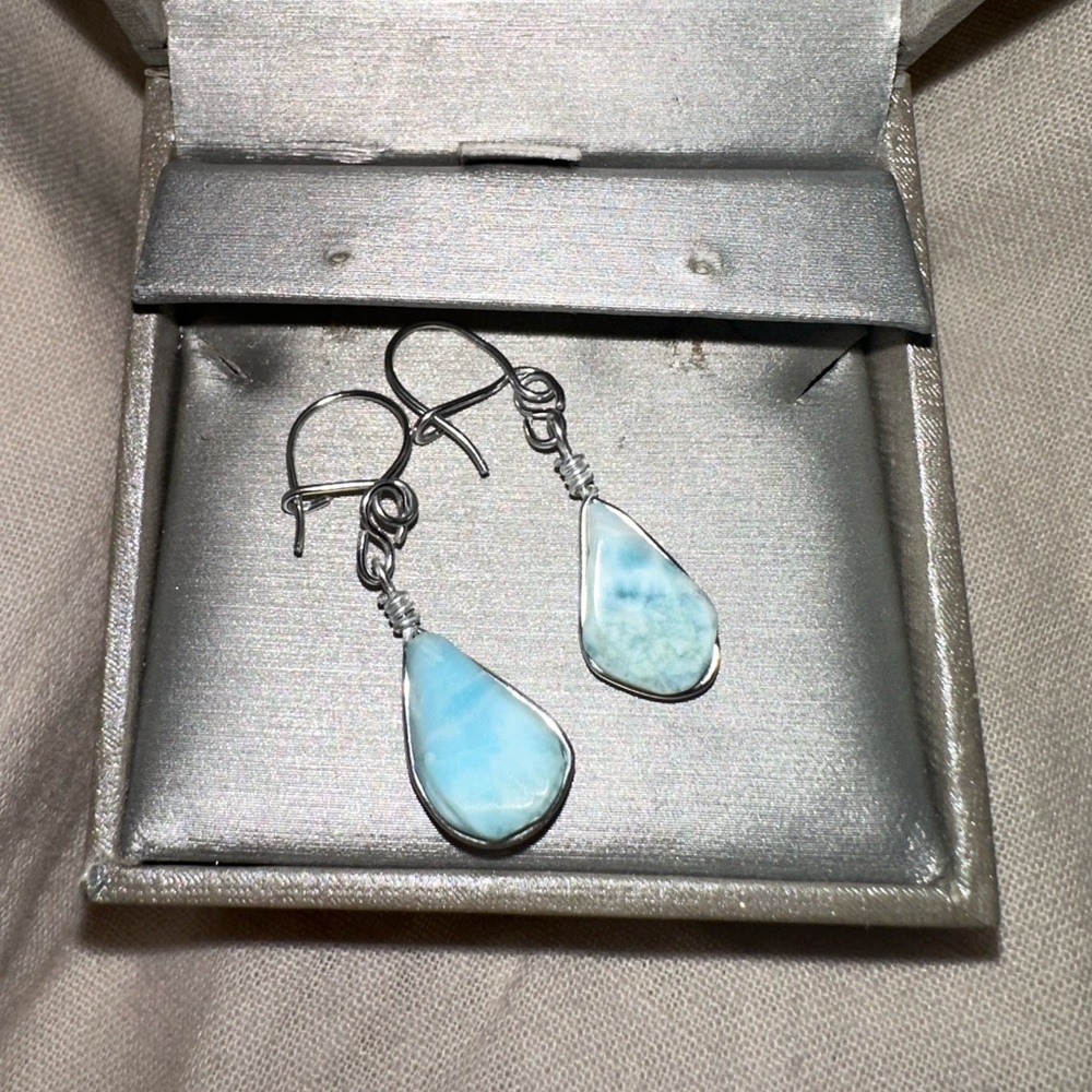 Larimar Earrings